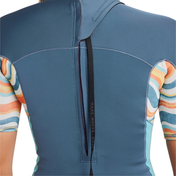 2025 Roxy Womens Swell Series 2mm Back Zip Shorty Wetsuit ERJW503027 - Starglazer